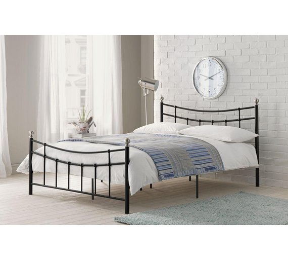 Buy HOME Darla Kingsize Bed Frame Black at Argos.co.uk Your Online