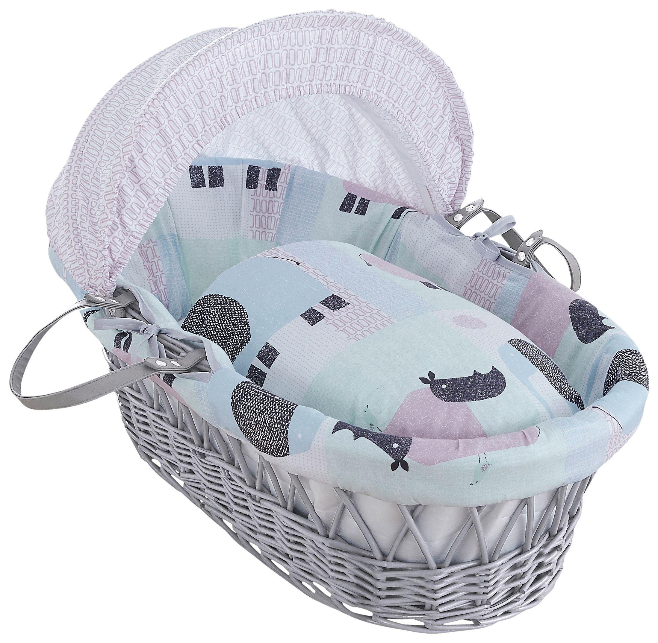 Clair De Lune Stanley & Pip Dark Wicker Moses Basket. Review