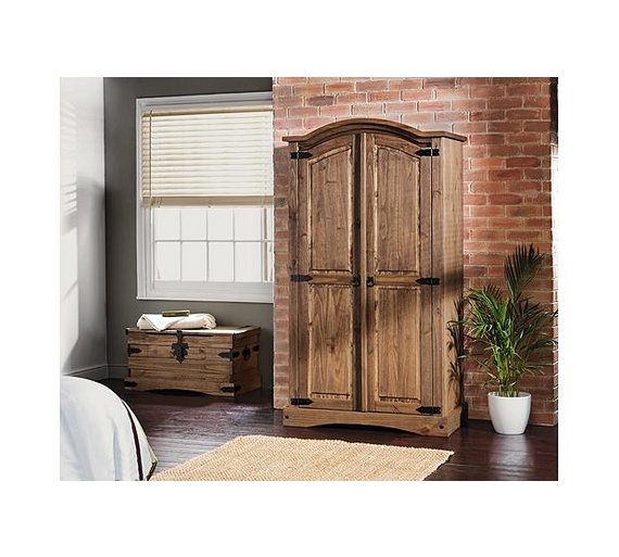 Buy Collection Puerto Rico 2 Door Wardrobe Dark Pine at Argos.co.uk Your Online Shop for