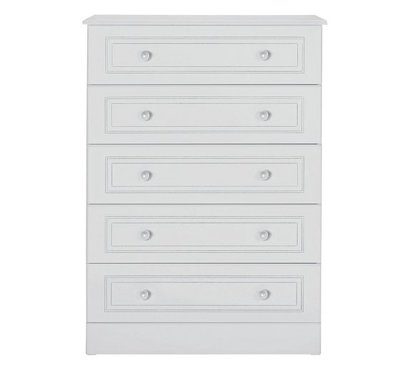 Buy Collection Stratford 5 Drawer Chest White at Argos.co.uk Your Online Shop for Chest of
