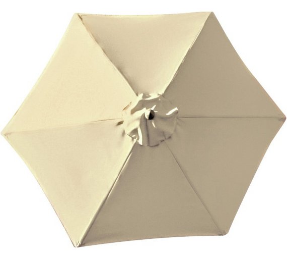 Buy HOME Garden Parasol 2.7m Cream at Argos.co.uk Your Online Shop