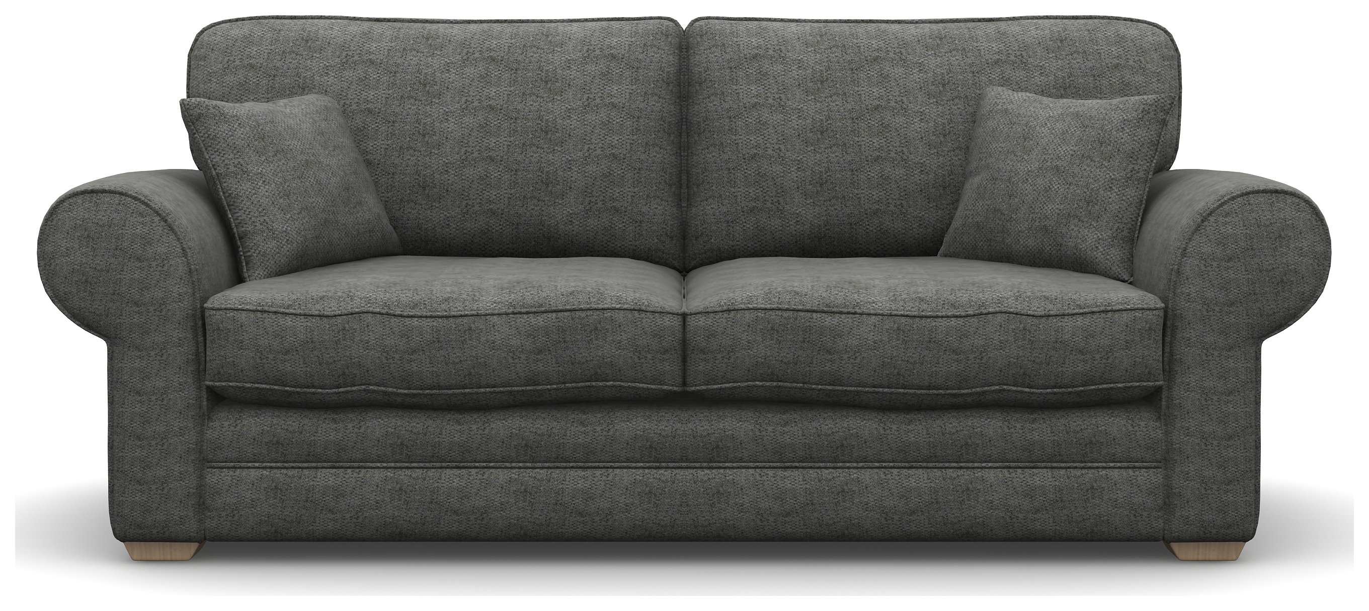 Heart of House Chedworth 3 Seater Fabric Sofa - Dark Grey Review