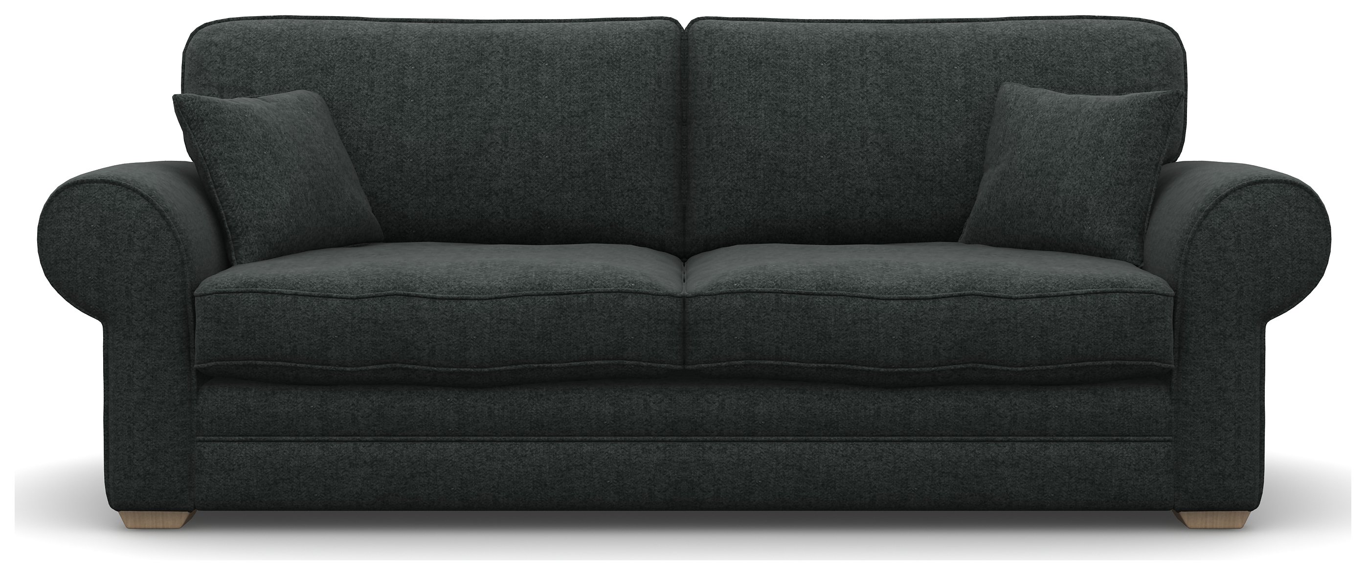 Heart of House Chedworth 4 Seater Tweed Fabric Sofa - Charcoal Review