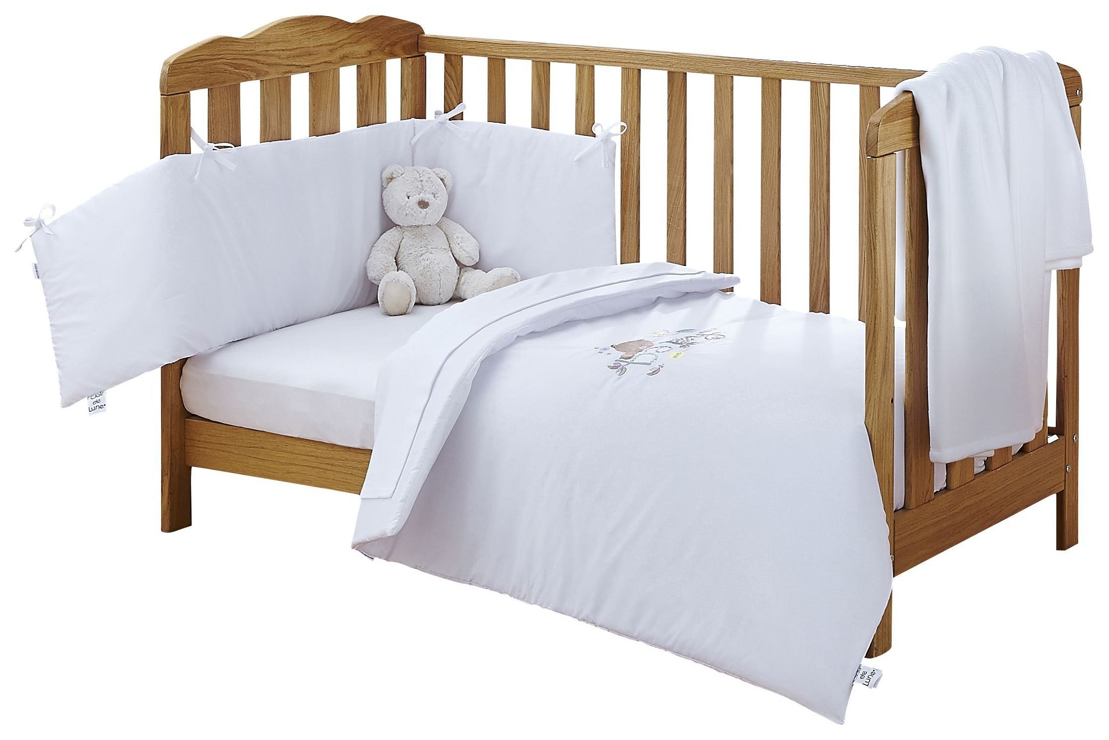 Clair De Lune Baby Cot/Cot Bed Quilt & Bumper Set. review