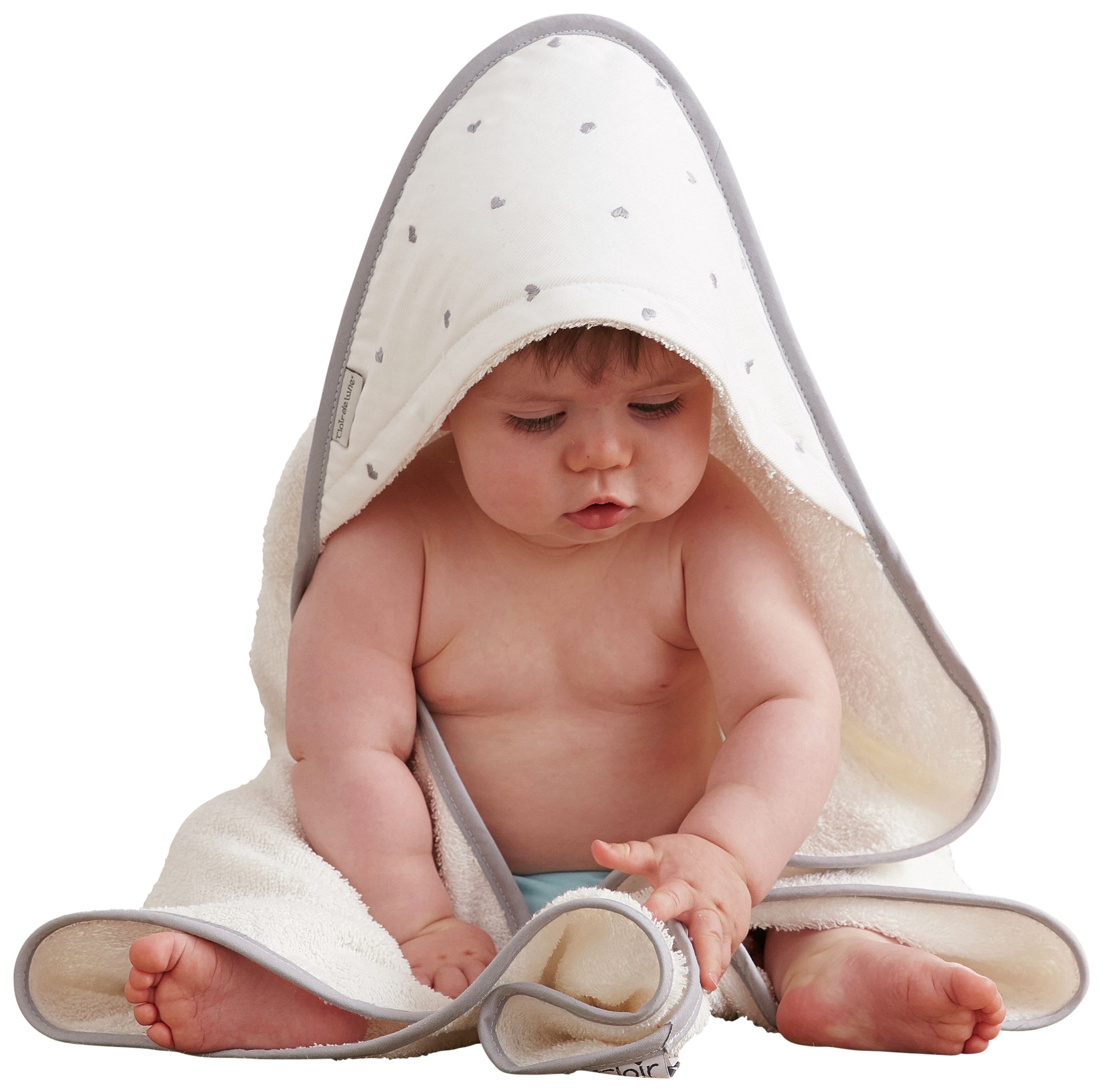 Clair De Lune - Lullaby Hearts Hooded Baby Towel Review