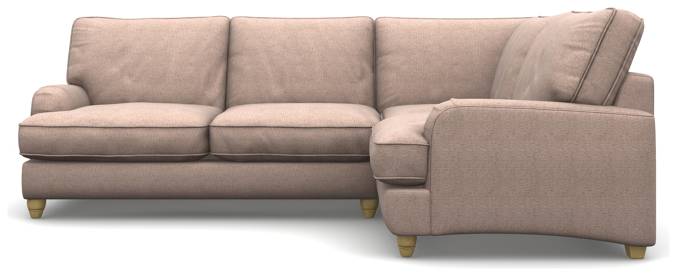 Heart of House Adeline Fabric Right Corner Sofa - Mushroom. Review