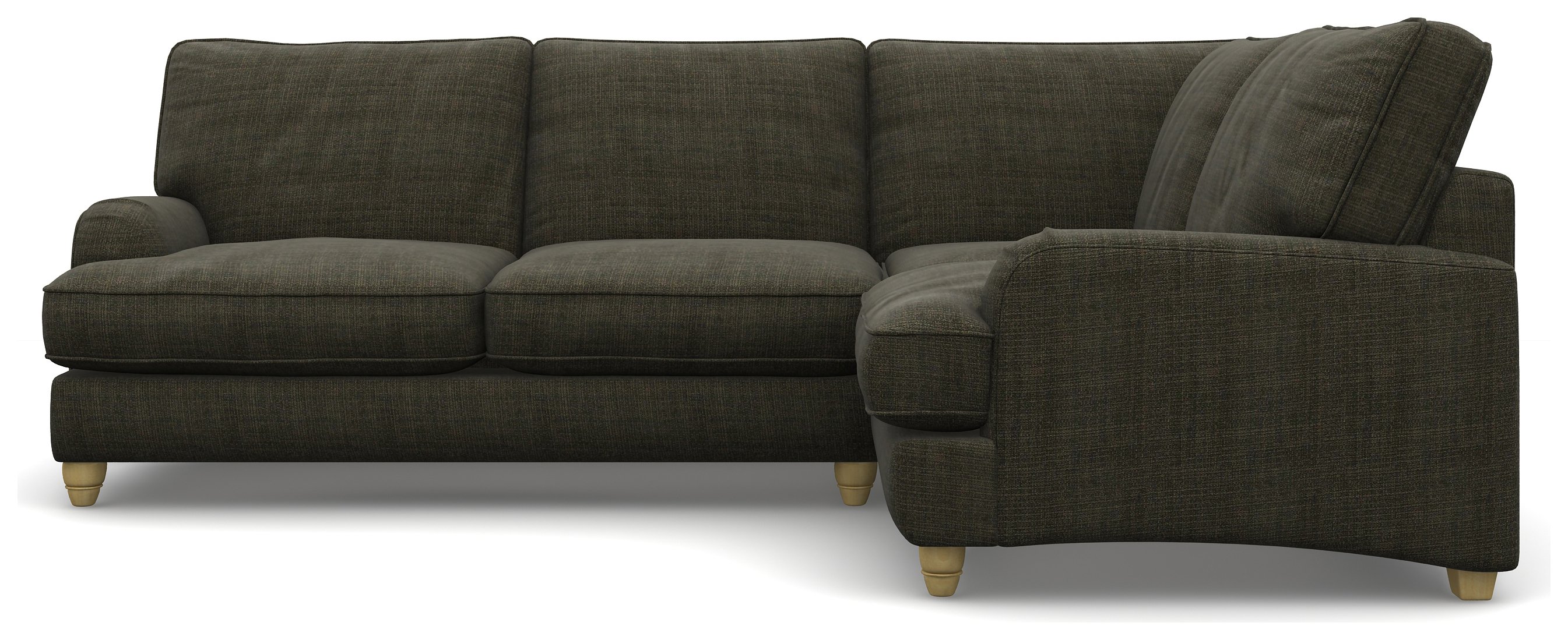 Heart of House Adeline Fabric RH Corner Sofa - Chocolate Brown Review