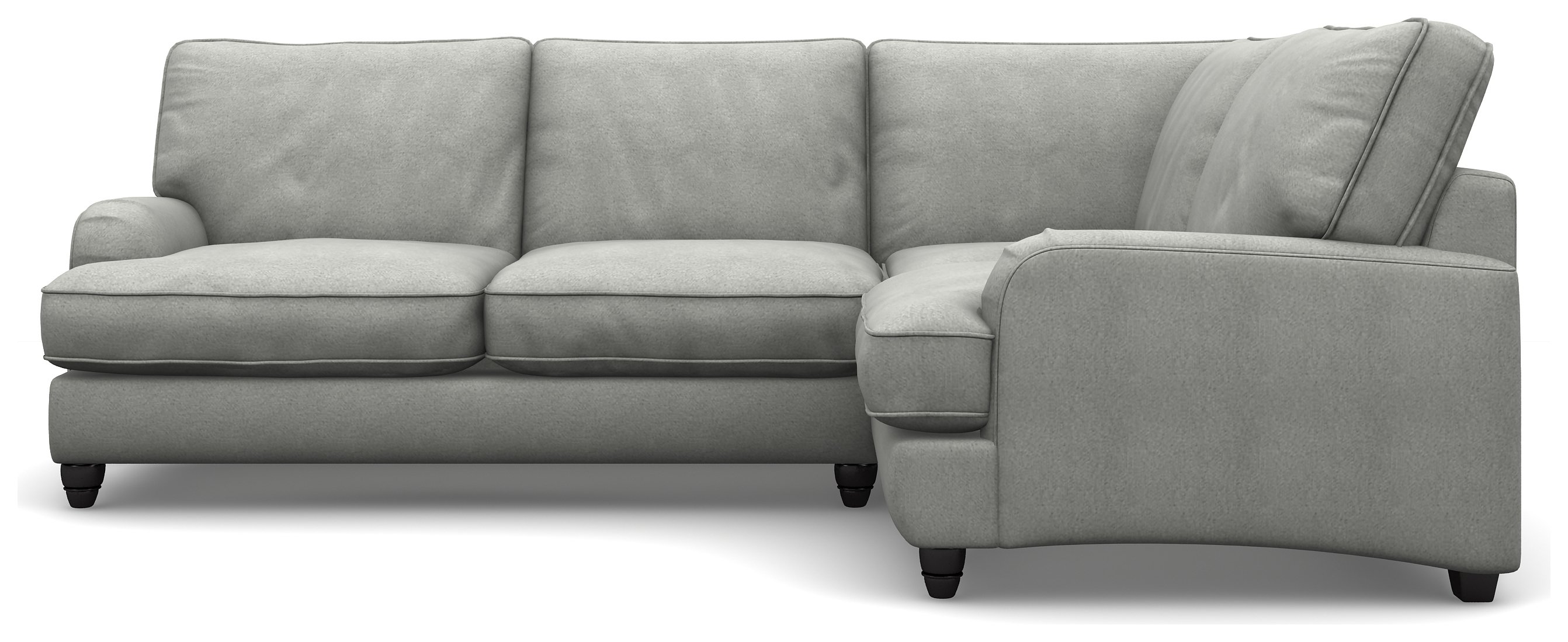 Heart of House Adeline Fabric Right Hand Corner Sofa - Light Grey Review