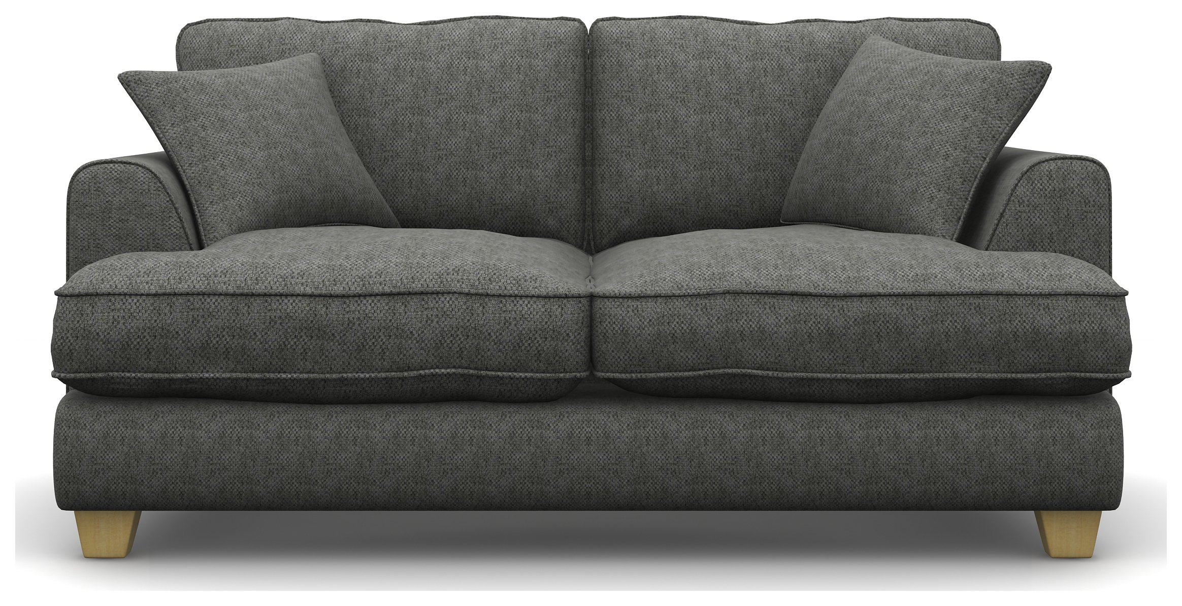 Heart of House Hampstead 2 Seater Fabric Sofa Bed - Darkest Grey. Review