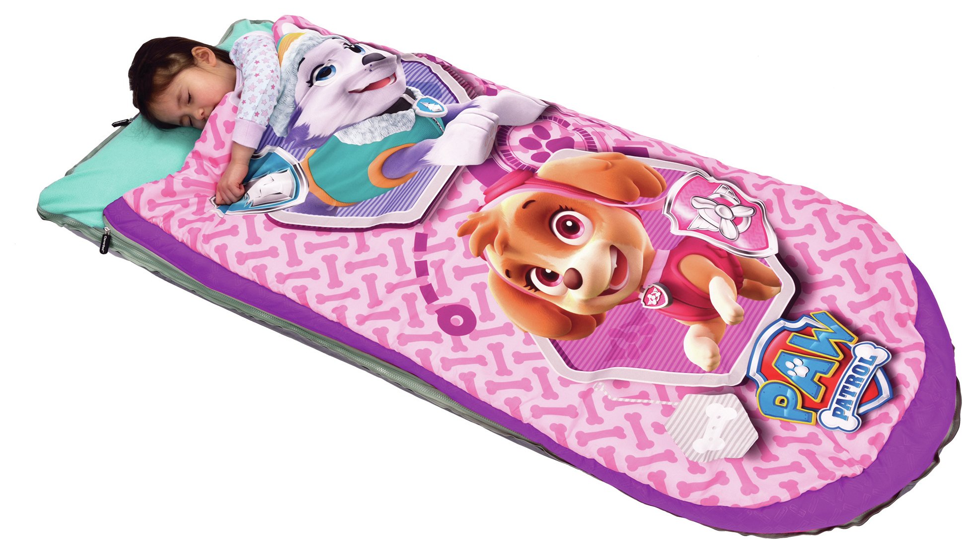 Paw Patrol - Skye and Everest Cleverbed Sleeping Bag - Airbed Review