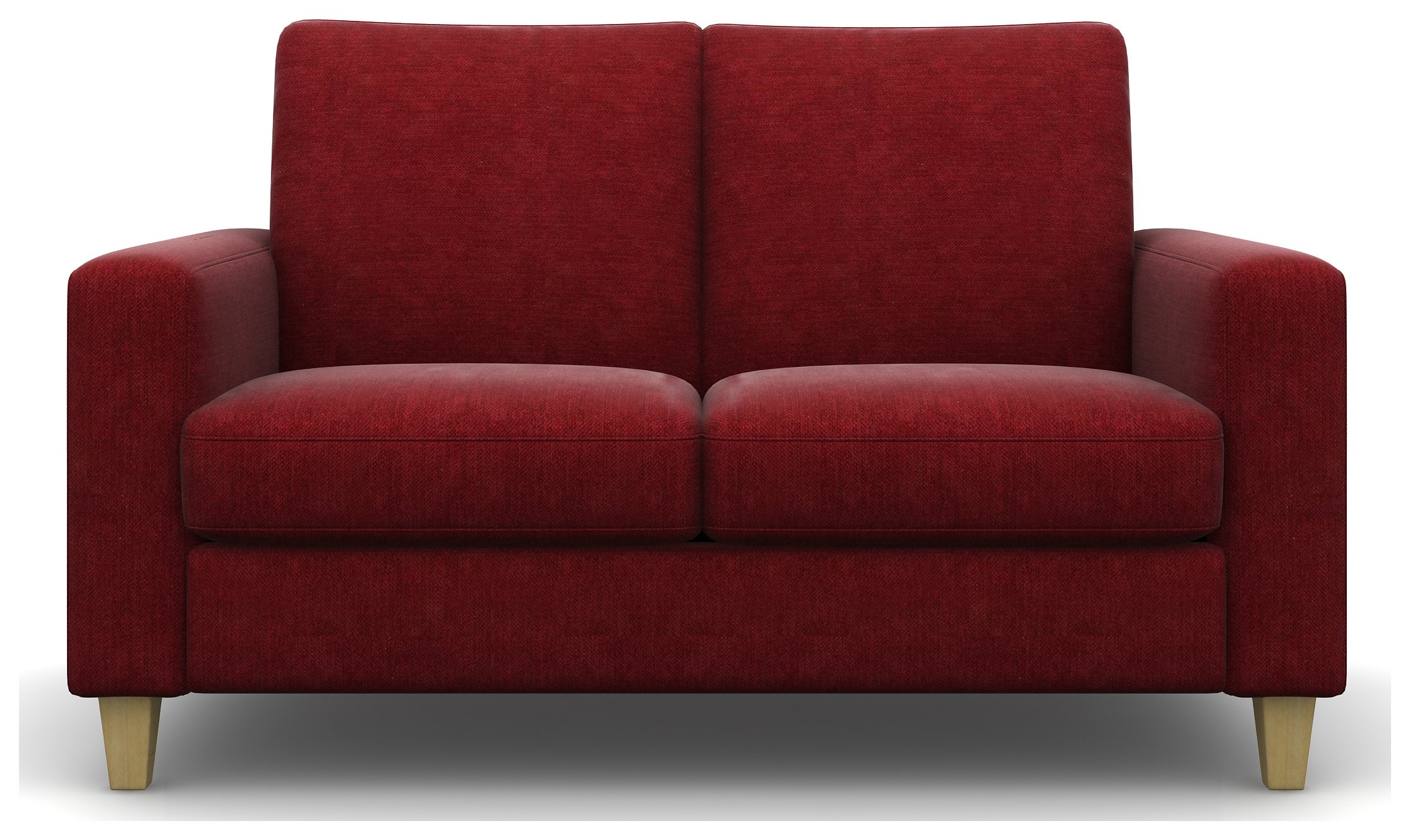 Review of Heart of House Harrison 2 Seater Fabric Sofa Terracotta.