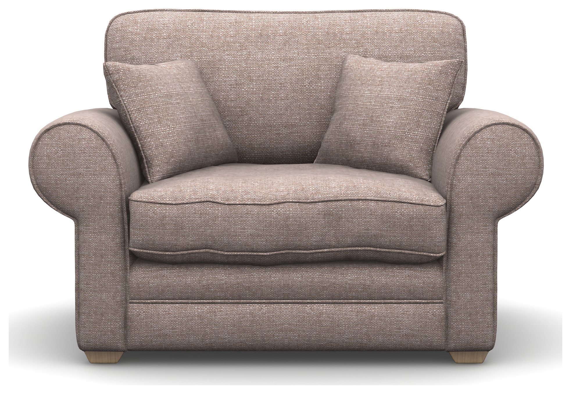 Heart of House Chedworth Fabric Cuddle Chair - Oyster. Review