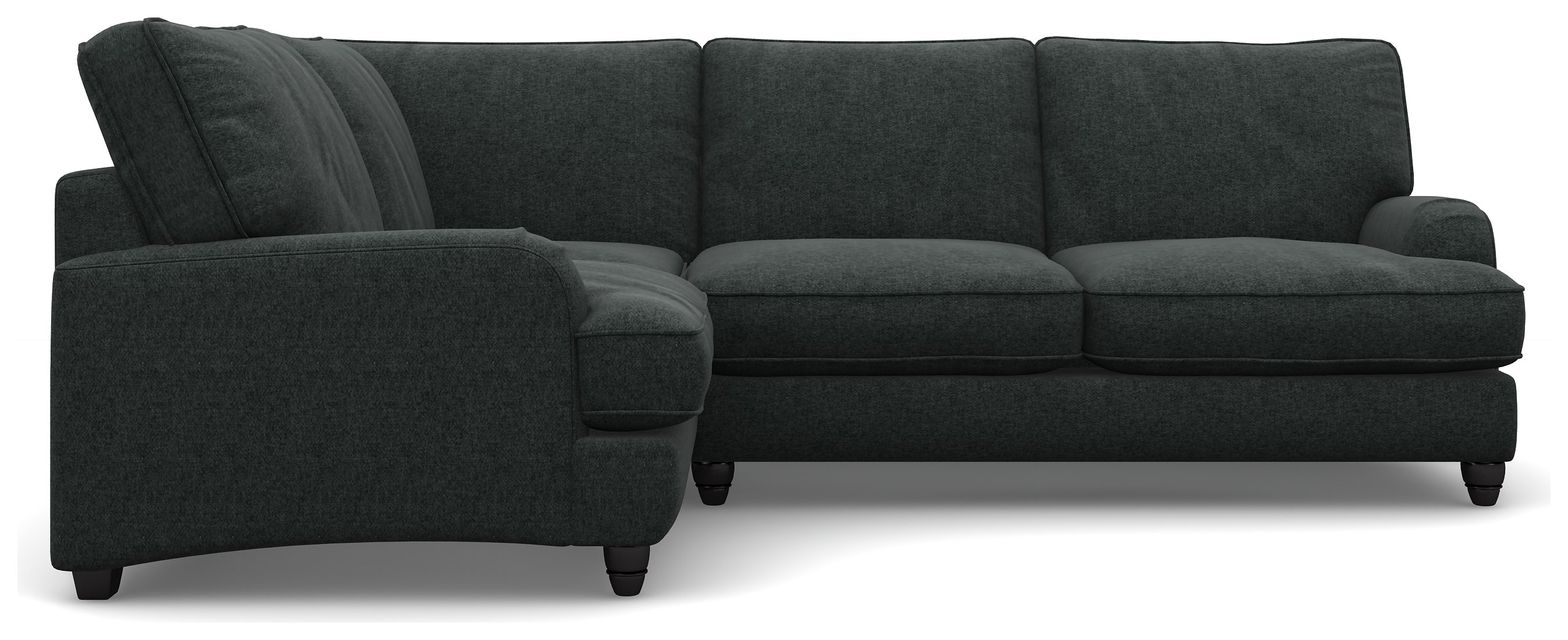 Review of Heart of House Adeline Charcoal Tweed Fabric LH Corner Sofa
