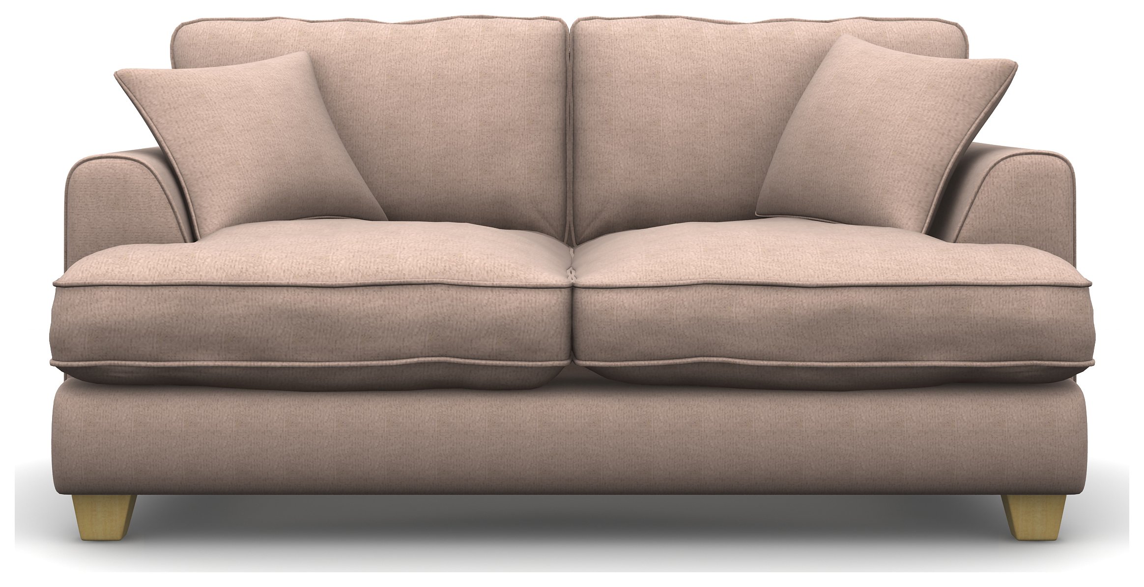 Heart of House Hampstead 2 Seat Fabric Sofa Bed - Mushroom. Review