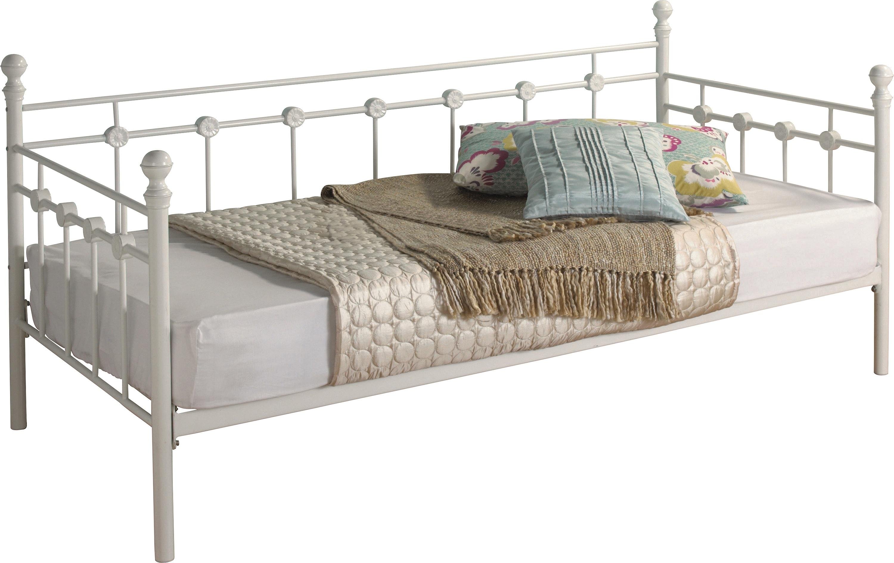 Buy Collection Abigail Single Metal Day Bed Frame White at Argos.co.uk Your Online Shop for