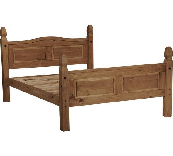 Buy Collection Puerto Rico Double Bed Frame Dark Pine at Argos.co.uk