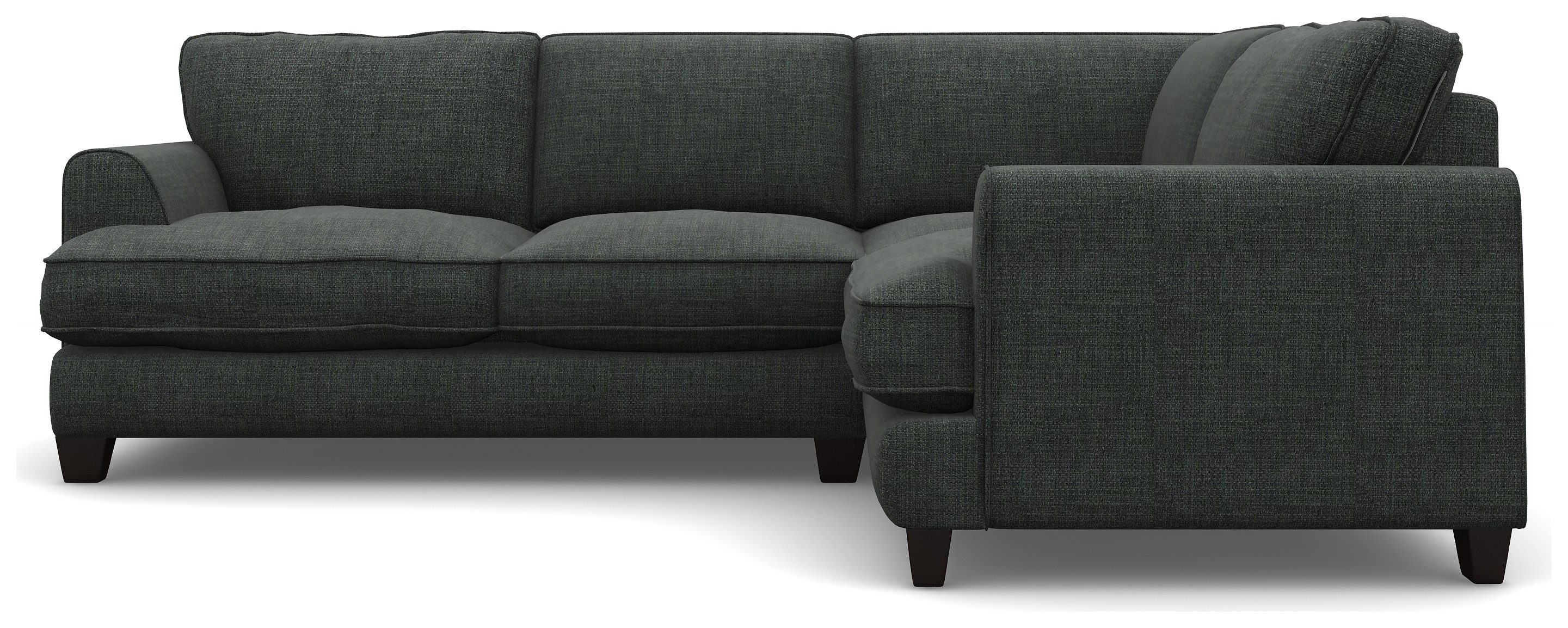 Hampstead Fabric RH Corner Sofa - Charcoal + Black Legs Review