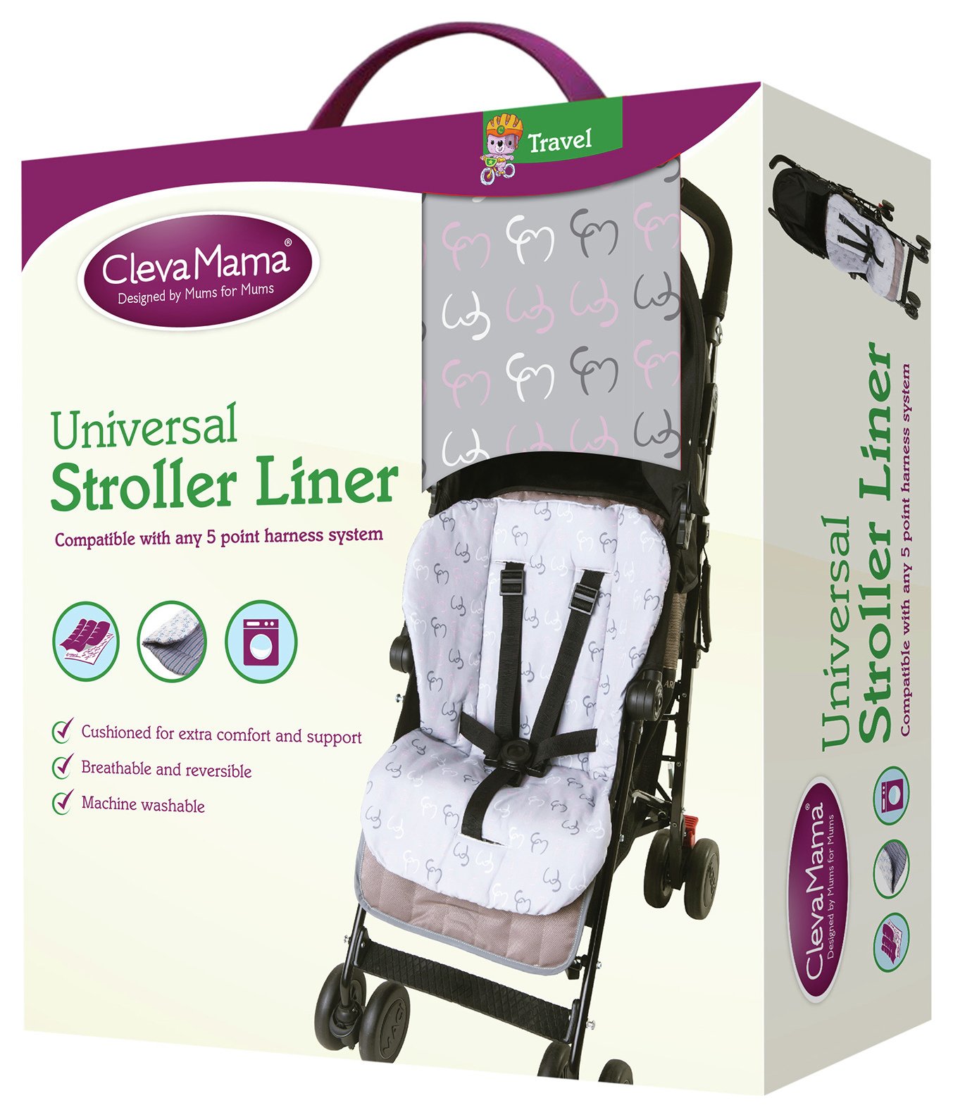 Clevamama Rose Stroller Liner. Review