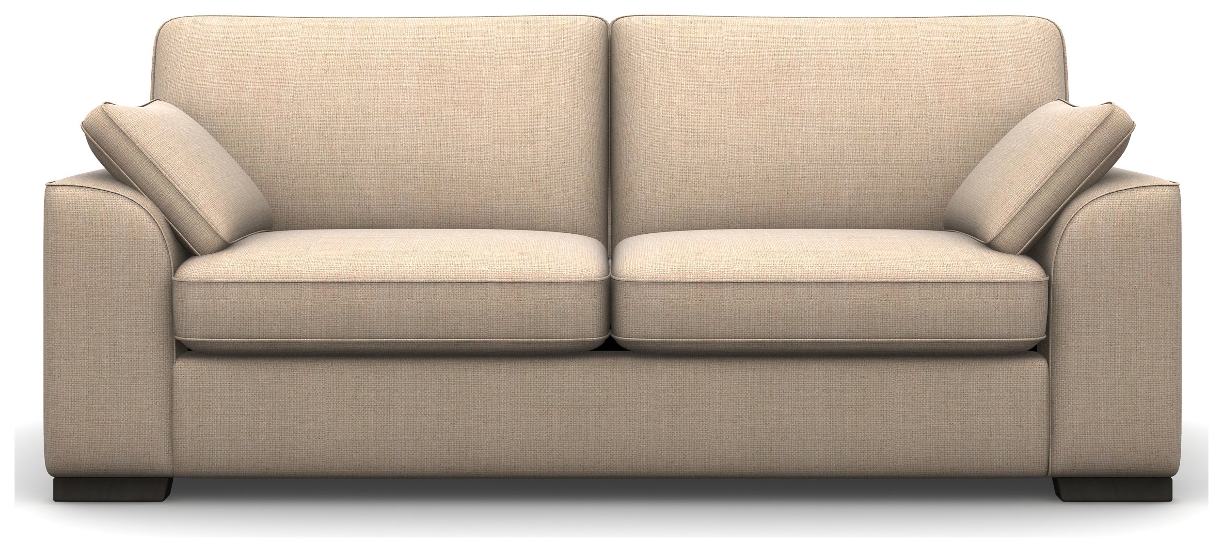 Heart of House Lincoln 3 Seater Fabric Sofa - Sand. Review