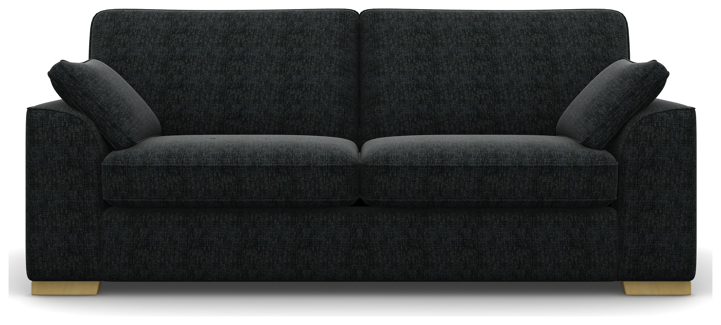 Review of Heart of House Lincoln 3 Seater Fabric Sofa Charcoal.
