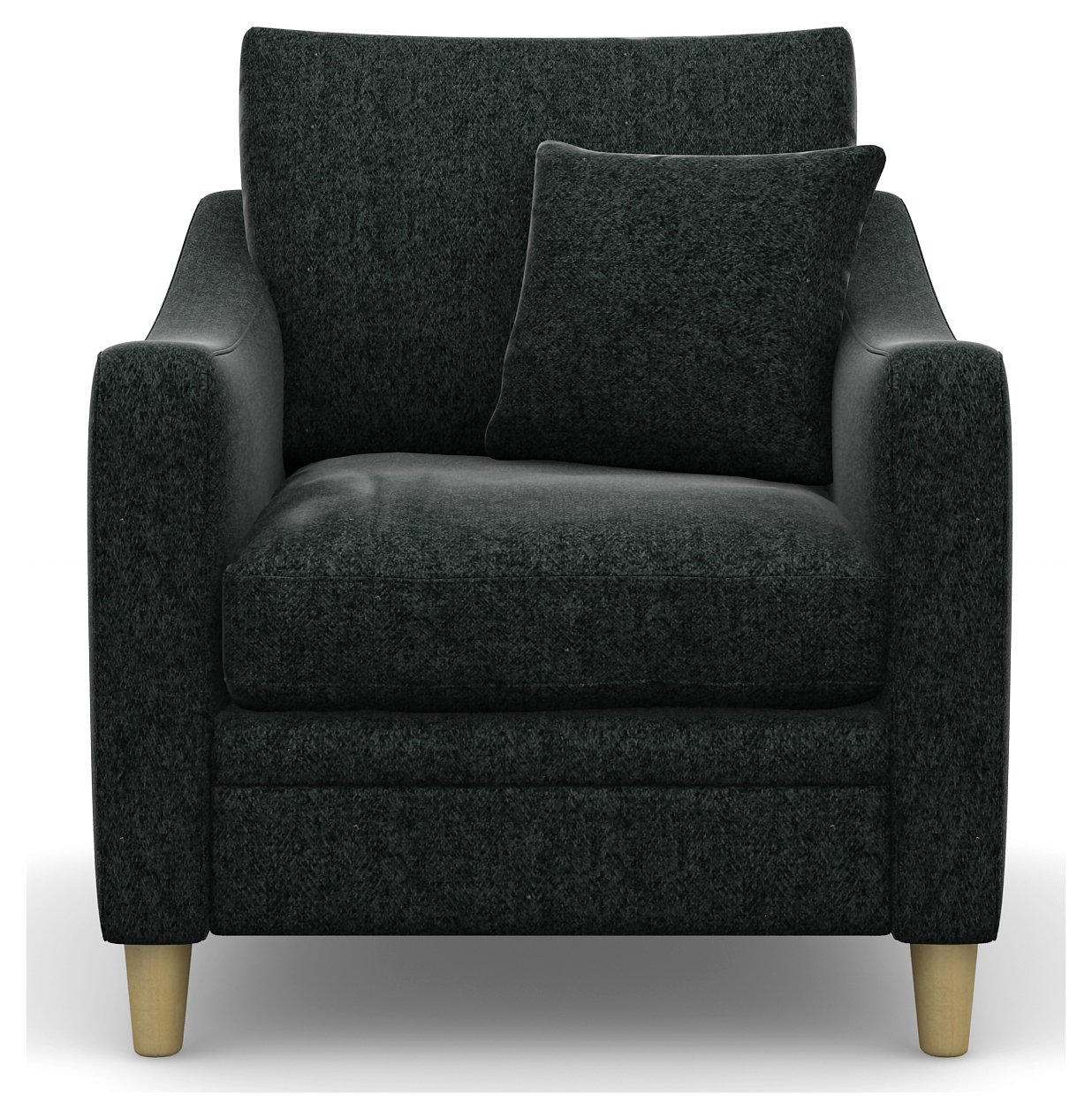 Heart of House Newbury Tweed Fabric Chair - Charcoal. Review