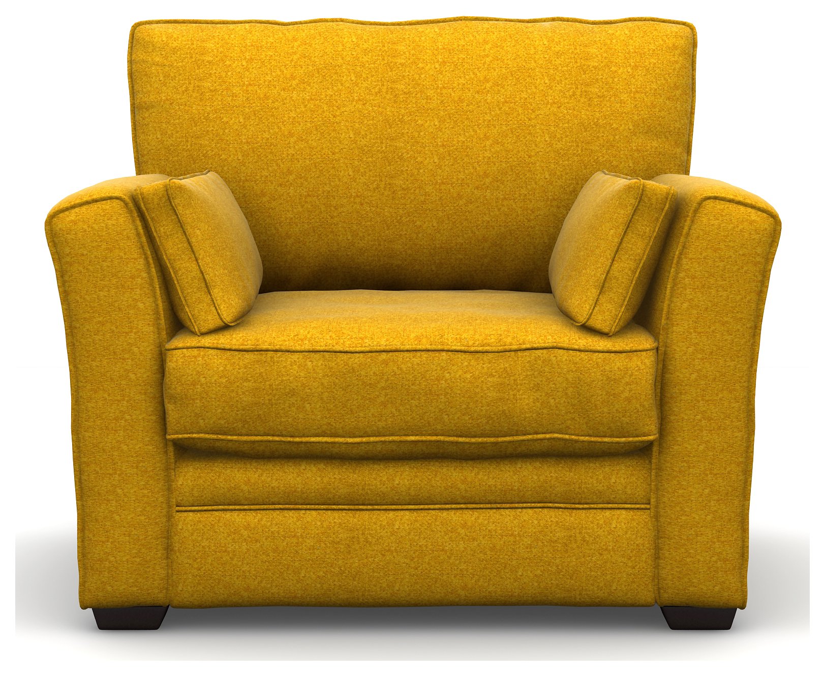 Heart of House Malton Tweed Cuddle Chair - Saffron Yellow Review