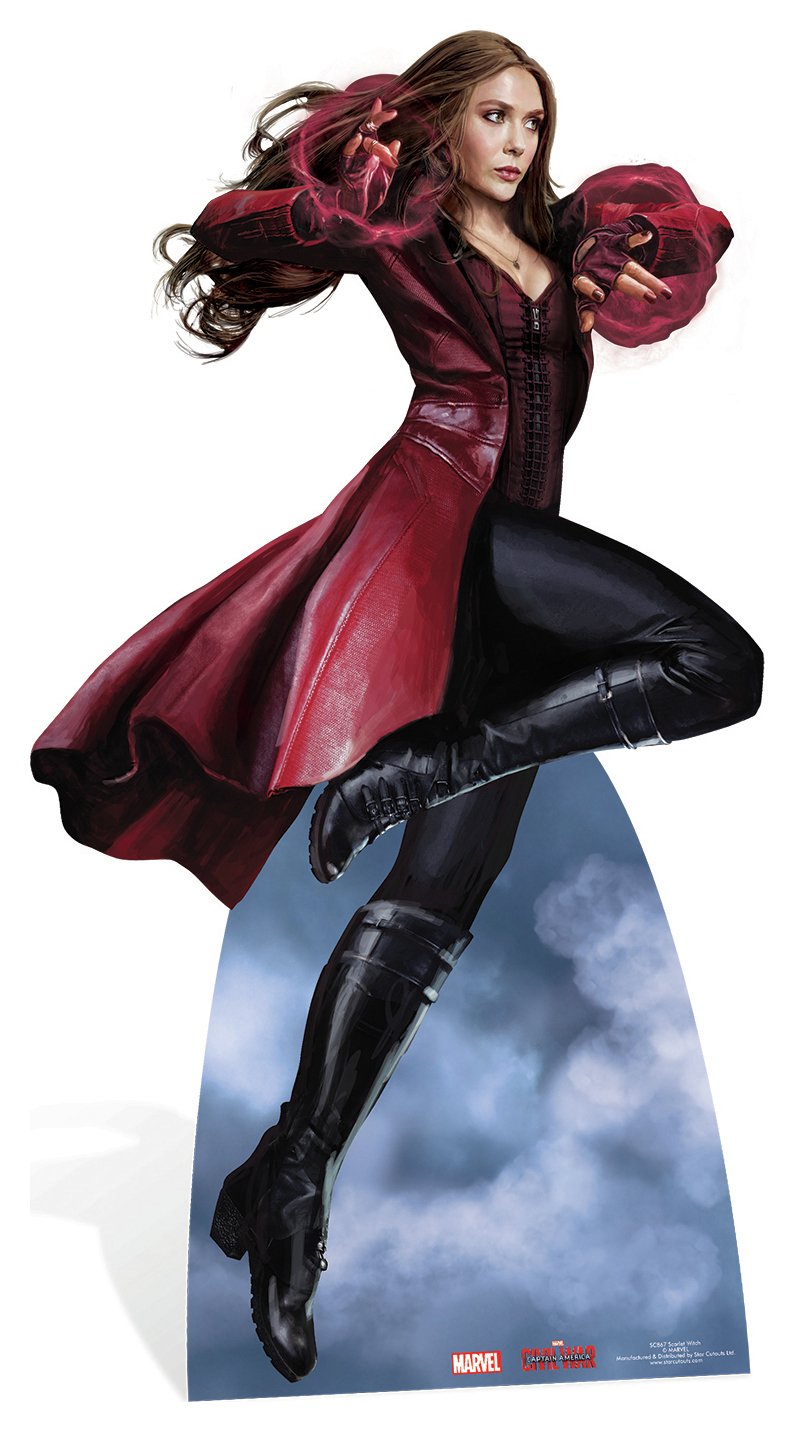 Marvel's Scarlet Witch Cardboard Cutout. Review