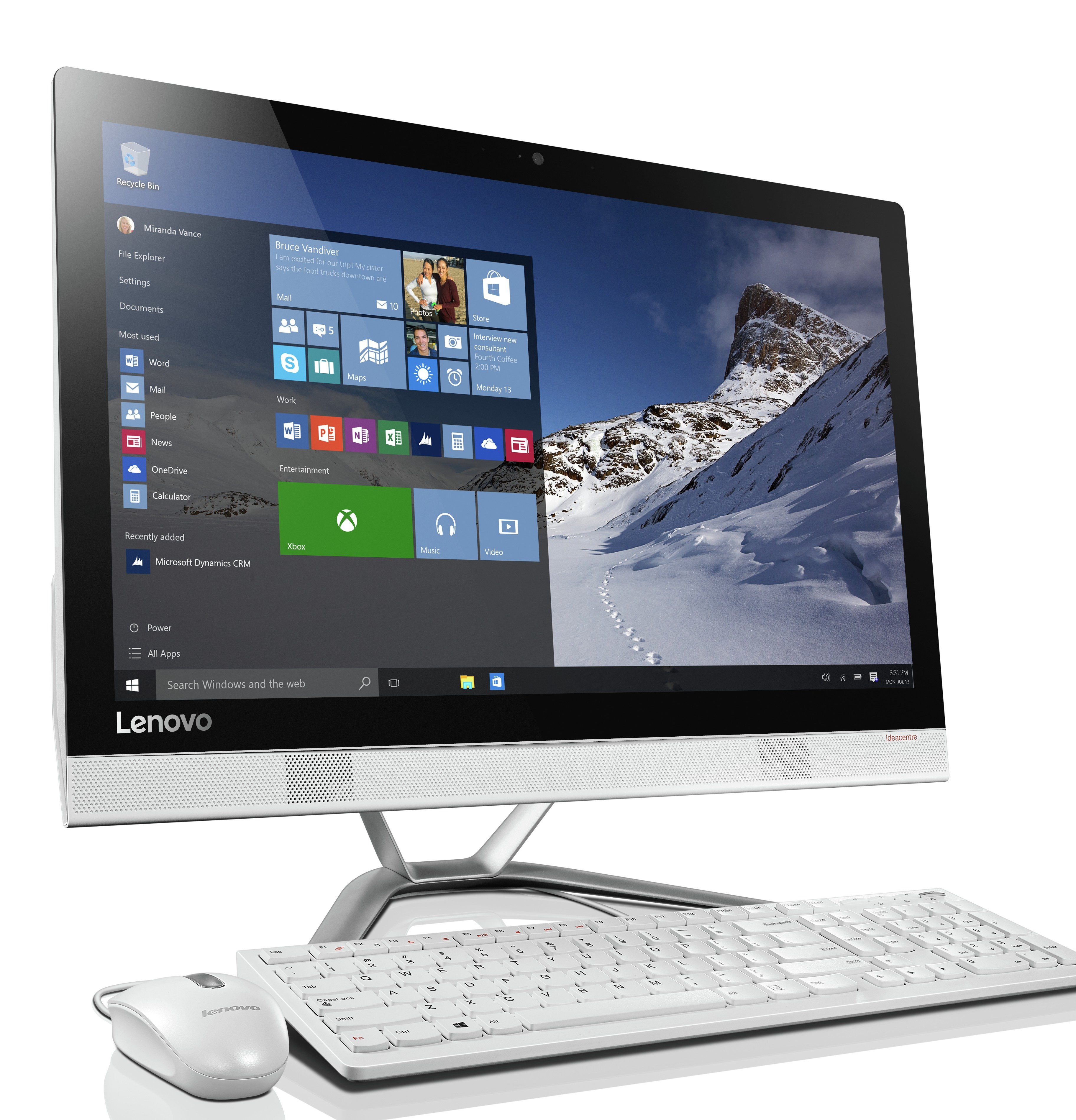 Lenovo AIO 300 23 Inch Intel Ci3 8GB 1TB AllinOne PC. Review Review