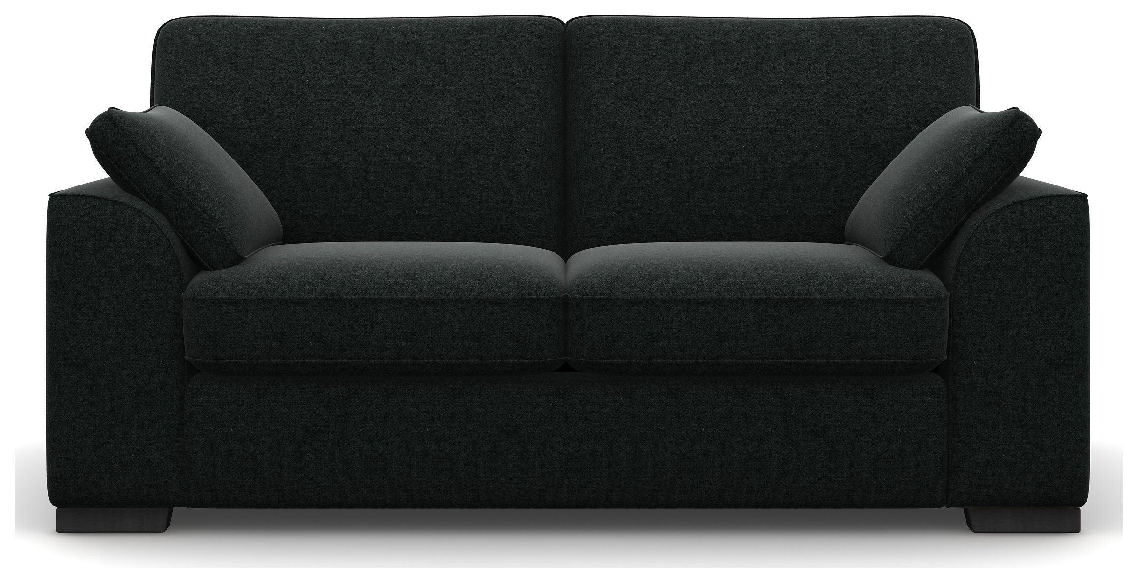 Heart of House Lincoln 2 Seat Tweed Fabric Sofa - Charcoal. Review