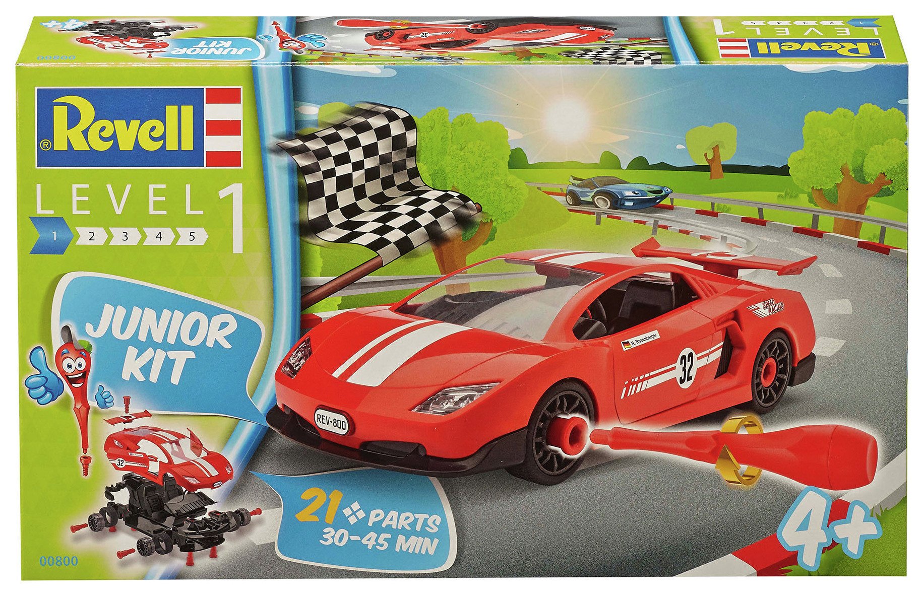 Revell Junior Kit Racing Car. review