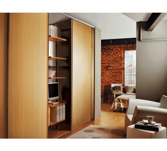 Buy Sliding Wardrobe Door W914mm Oak Panel at Argos.co.uk Your Online