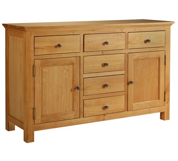 Buy Collection Kingsbury Large Sideboard Oak & Oak Veneer at Argos.co