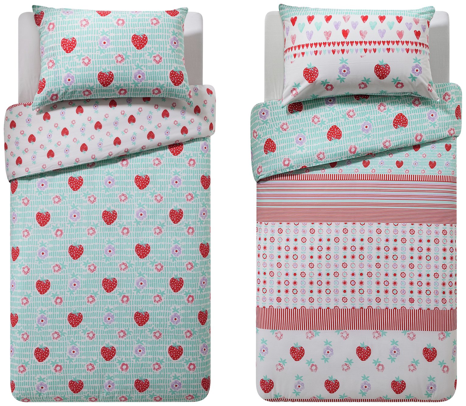 Collection Strawberry Twin Pack Bedding Set review