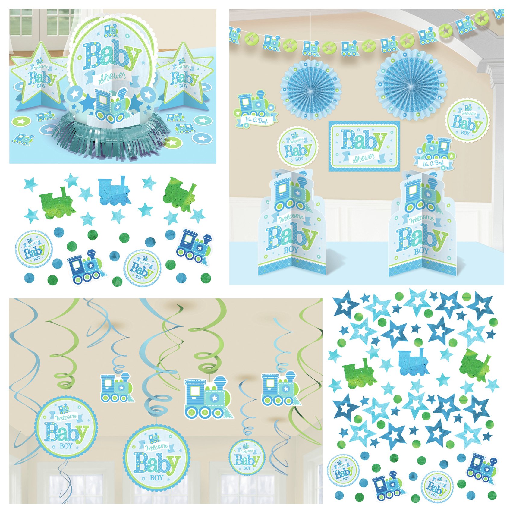 Baby Shower Decorating Accessory Pack Blue review