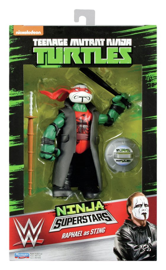 TMNT WWE Ninja Superstars Raph Sting Action Figure. review