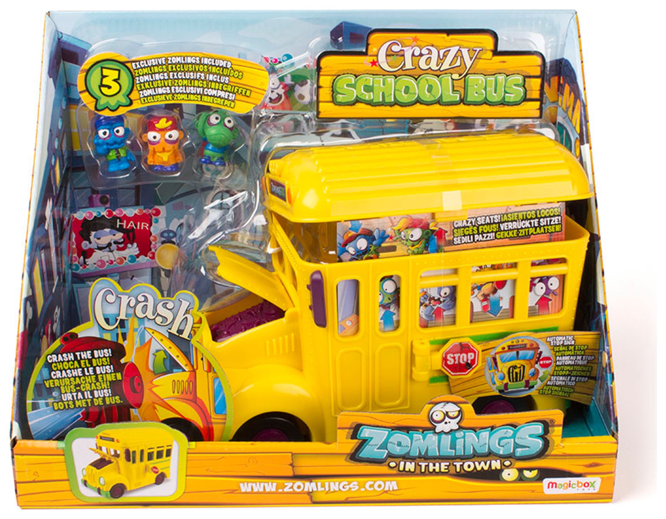 Zomlings Series 5 Crazy School Bus. Review