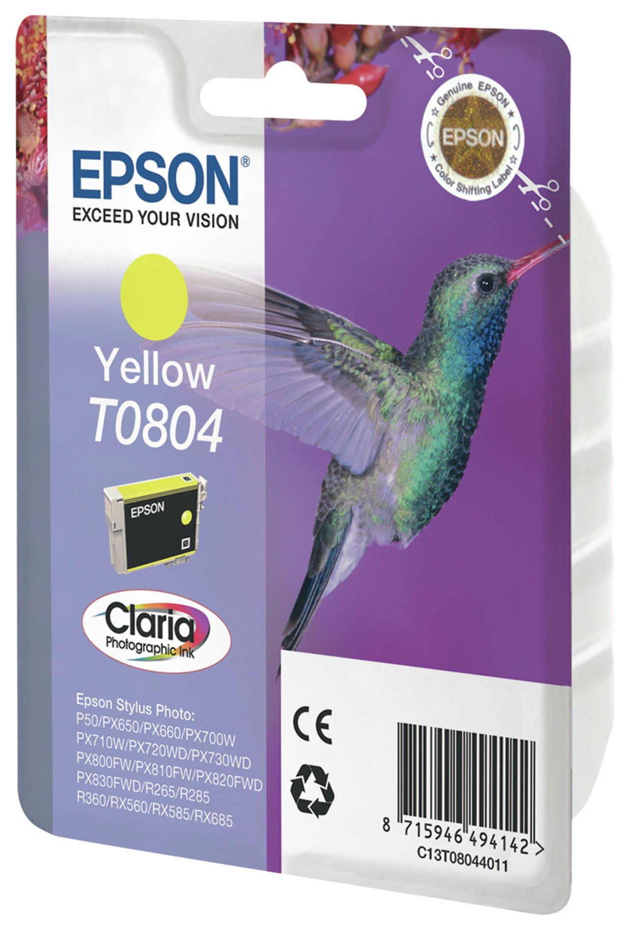 Epson T0804 Hummingbird Standard Ink Cartridge review