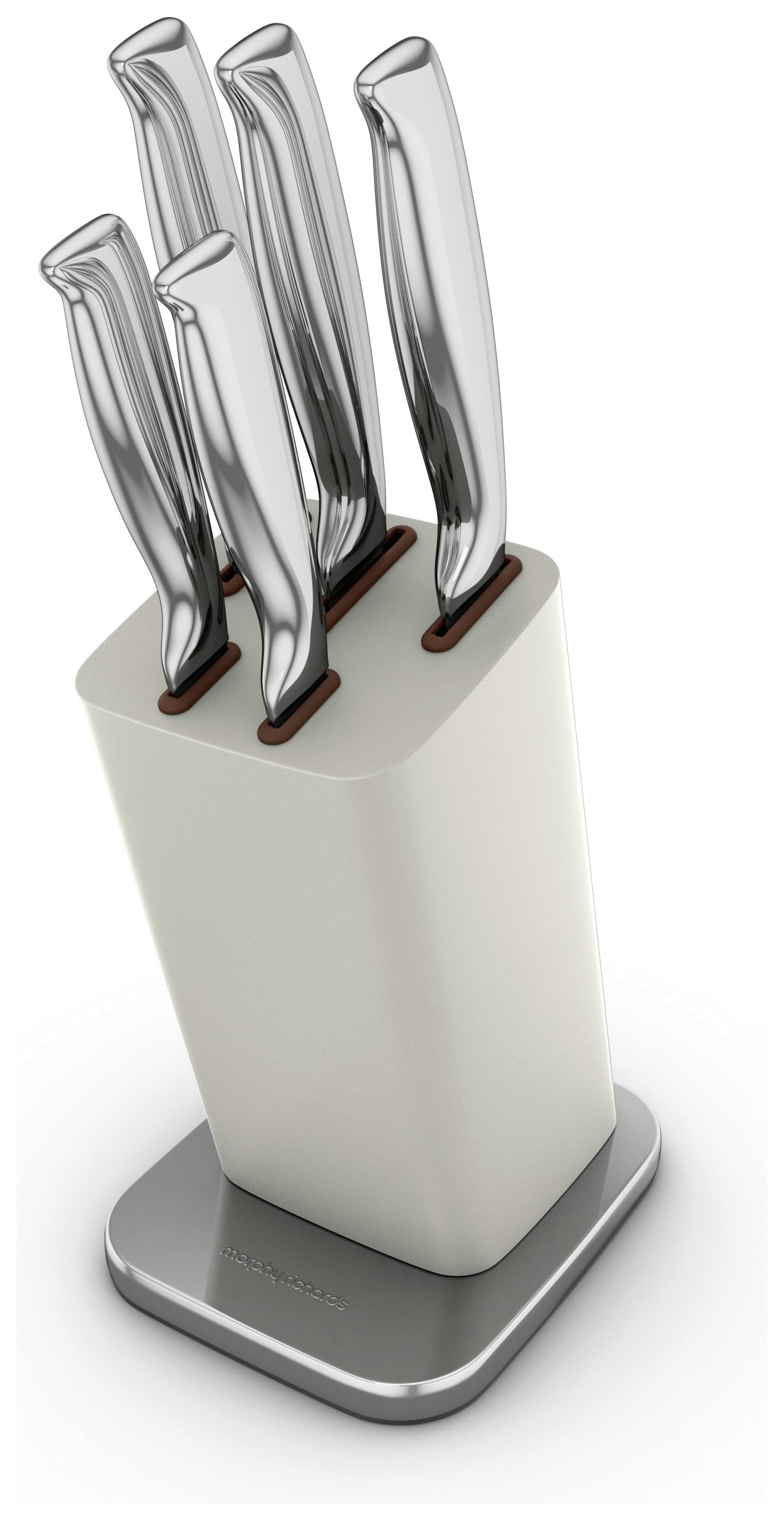 morphy richards 5 piece knife block