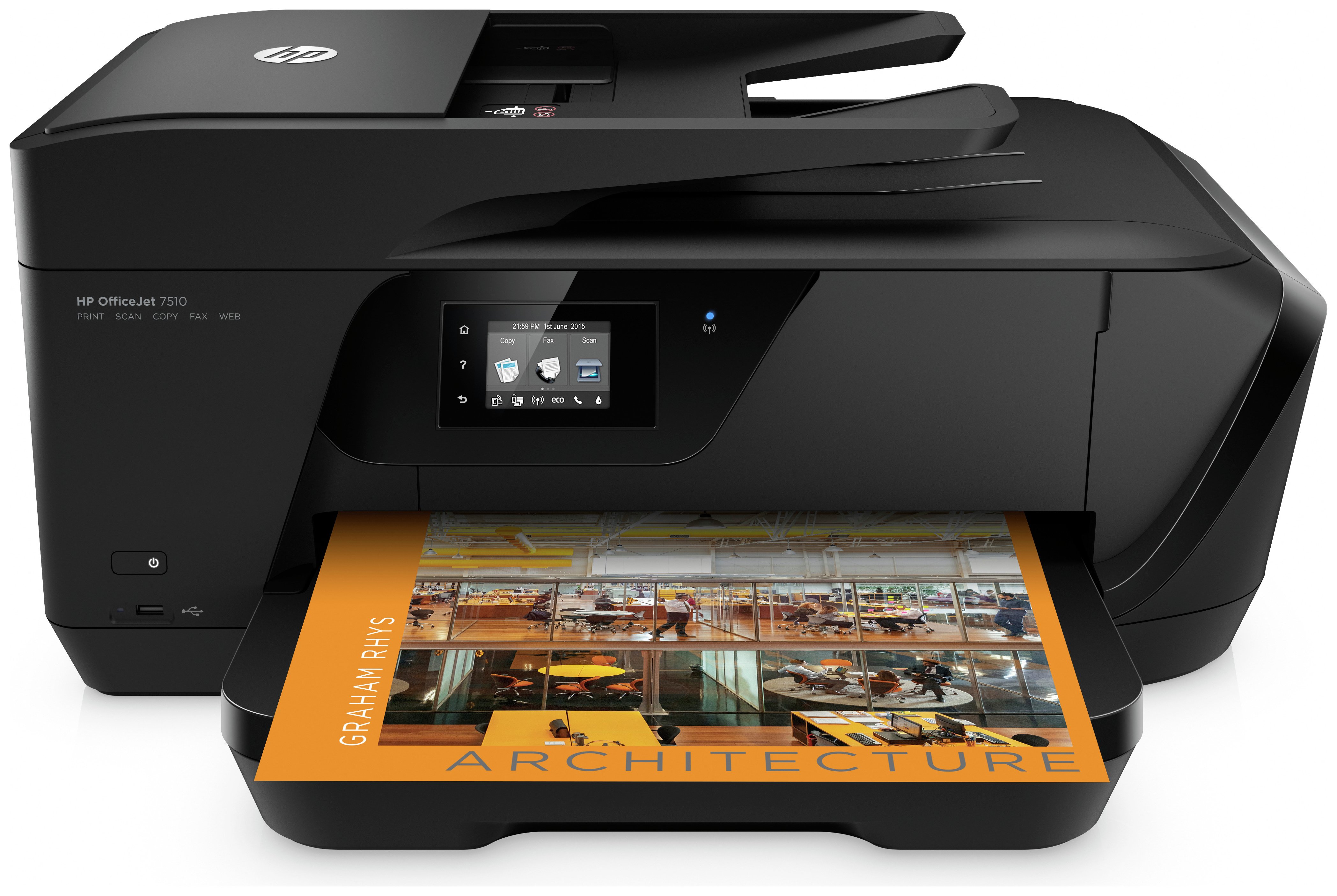 HP OfficeJet 7510 A3 AllinOne Printer. Review Review Electronics
