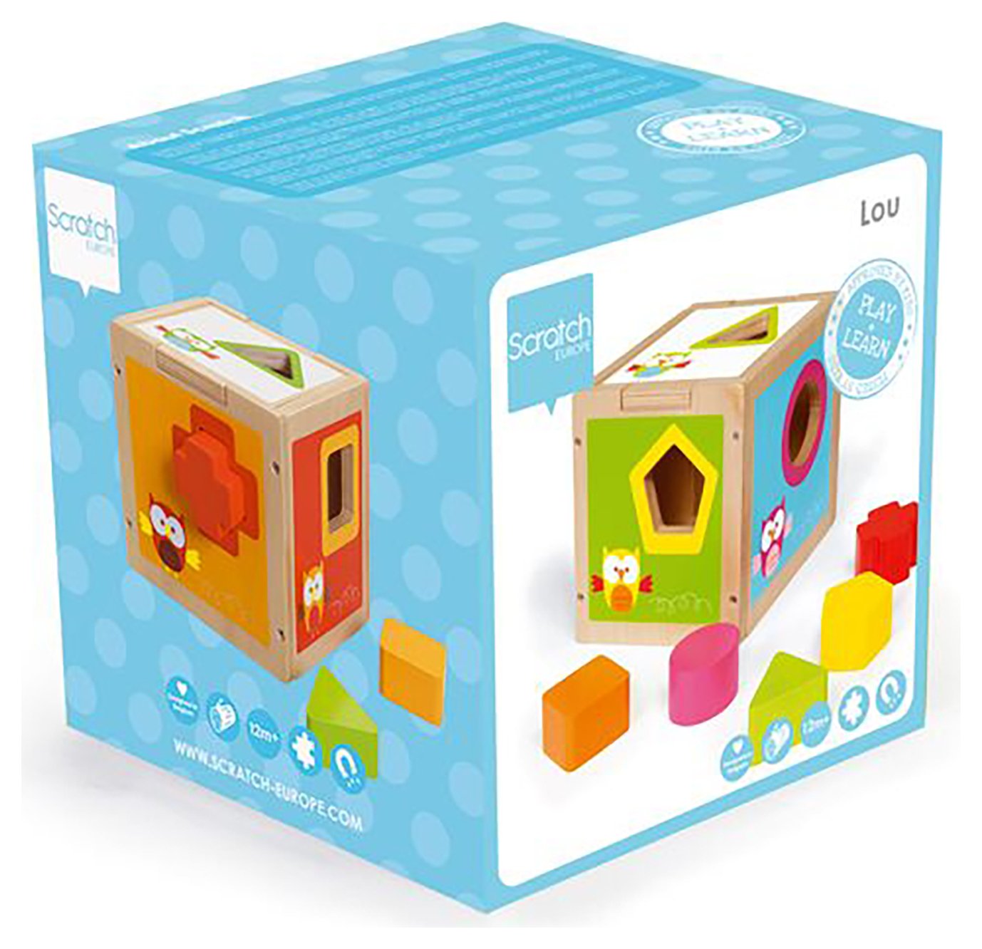 Scratch Owl Shape Sorter. review