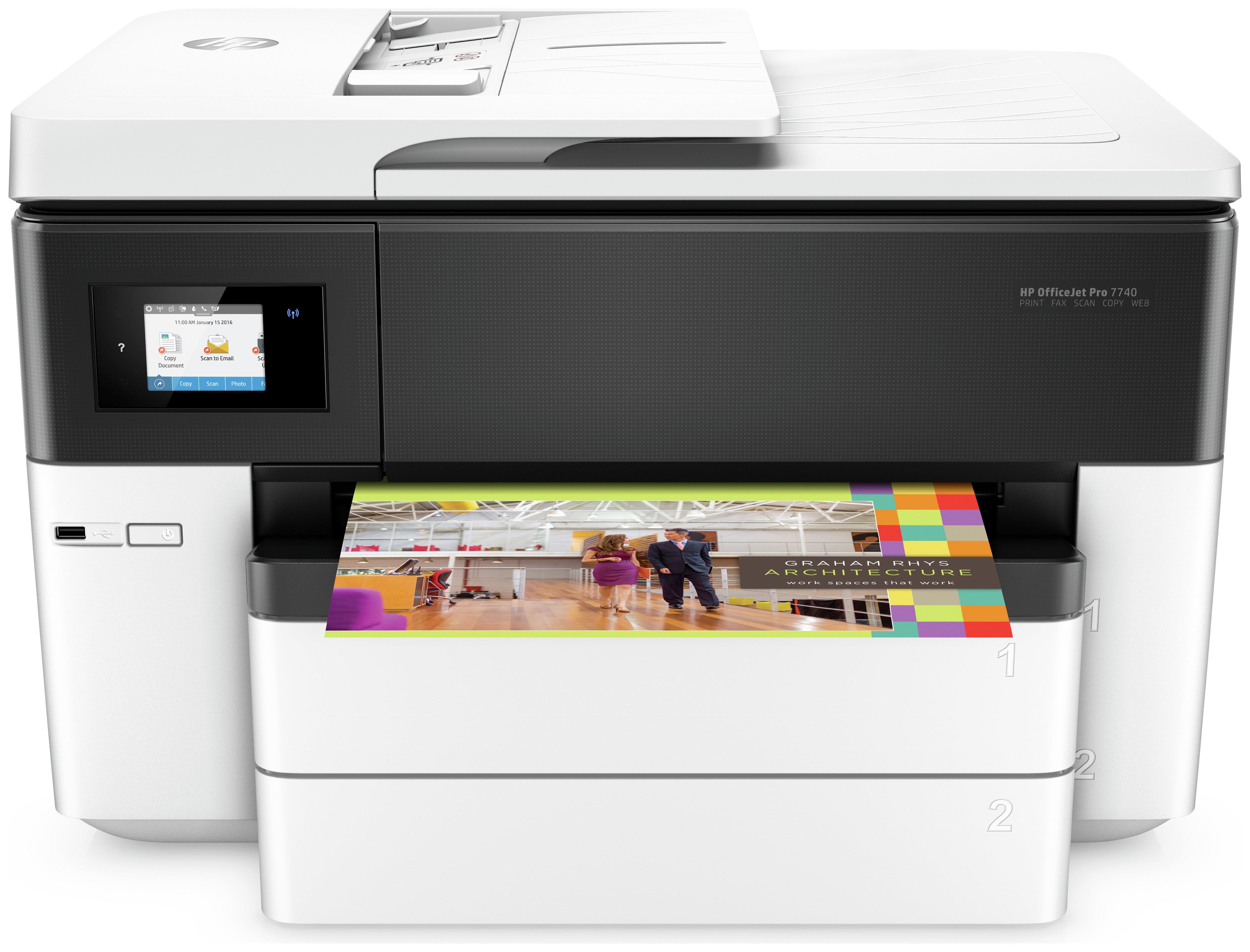 HP OfficeJet 7740 A3 All-in-One Printer. review