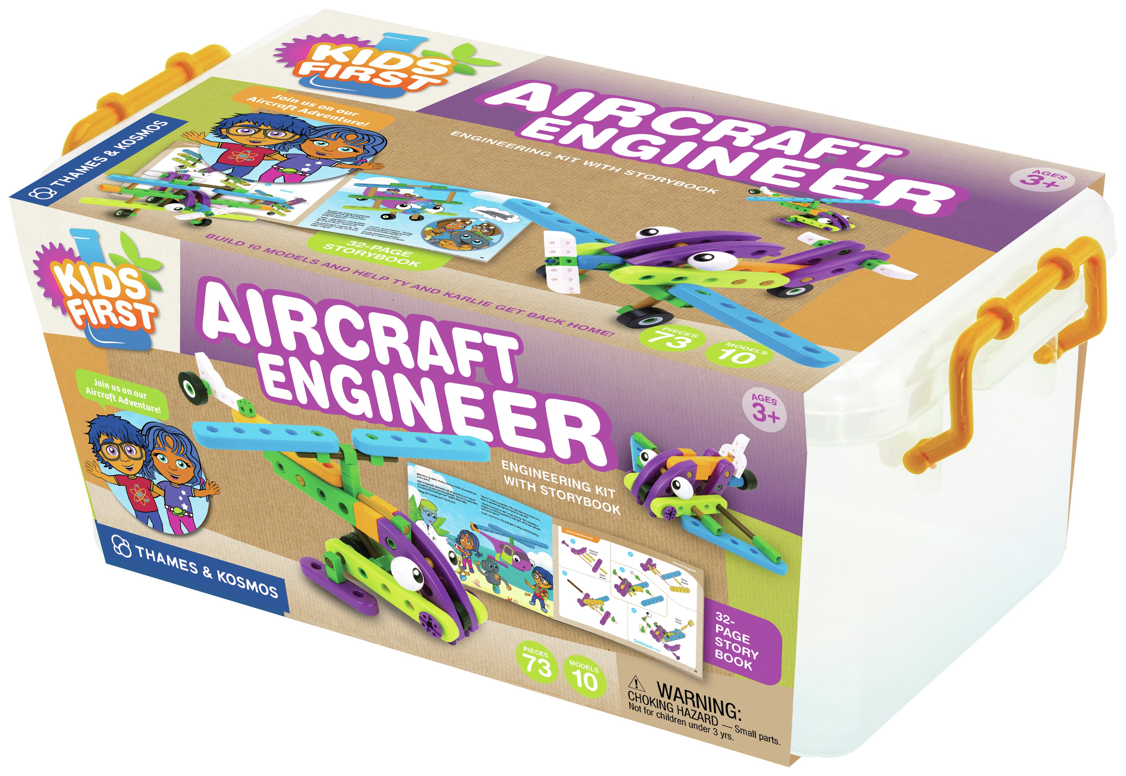 Thames and Kosmos Kids First Aircraft Engineer Kit with Book Review