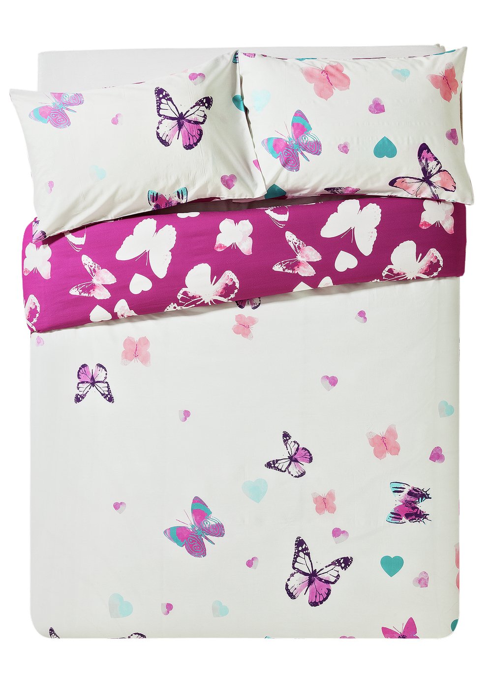 HOME Amelie Pink Butterfly Bedding Set review