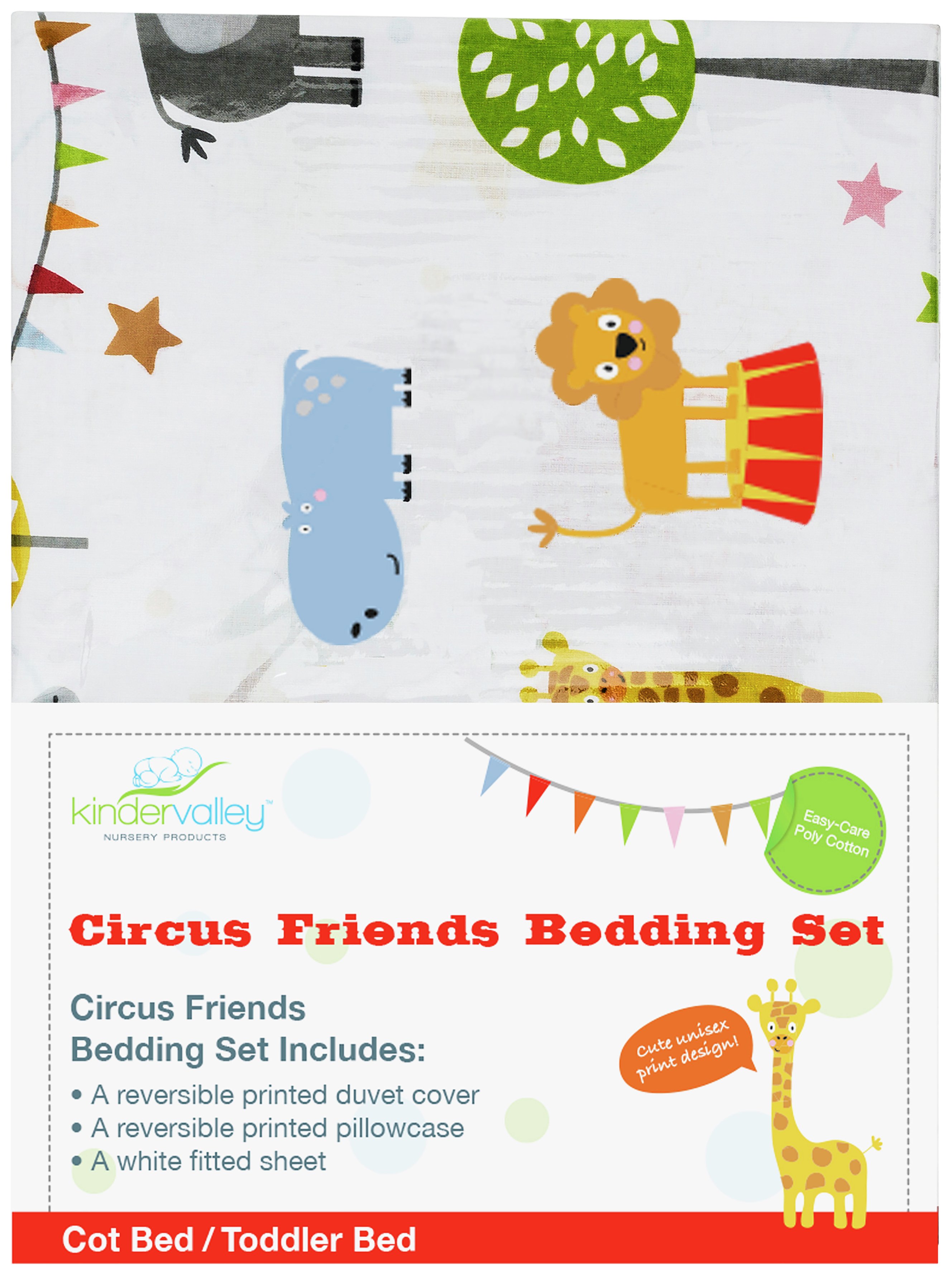 Kinder Valley Circus Friends Bedding Set review