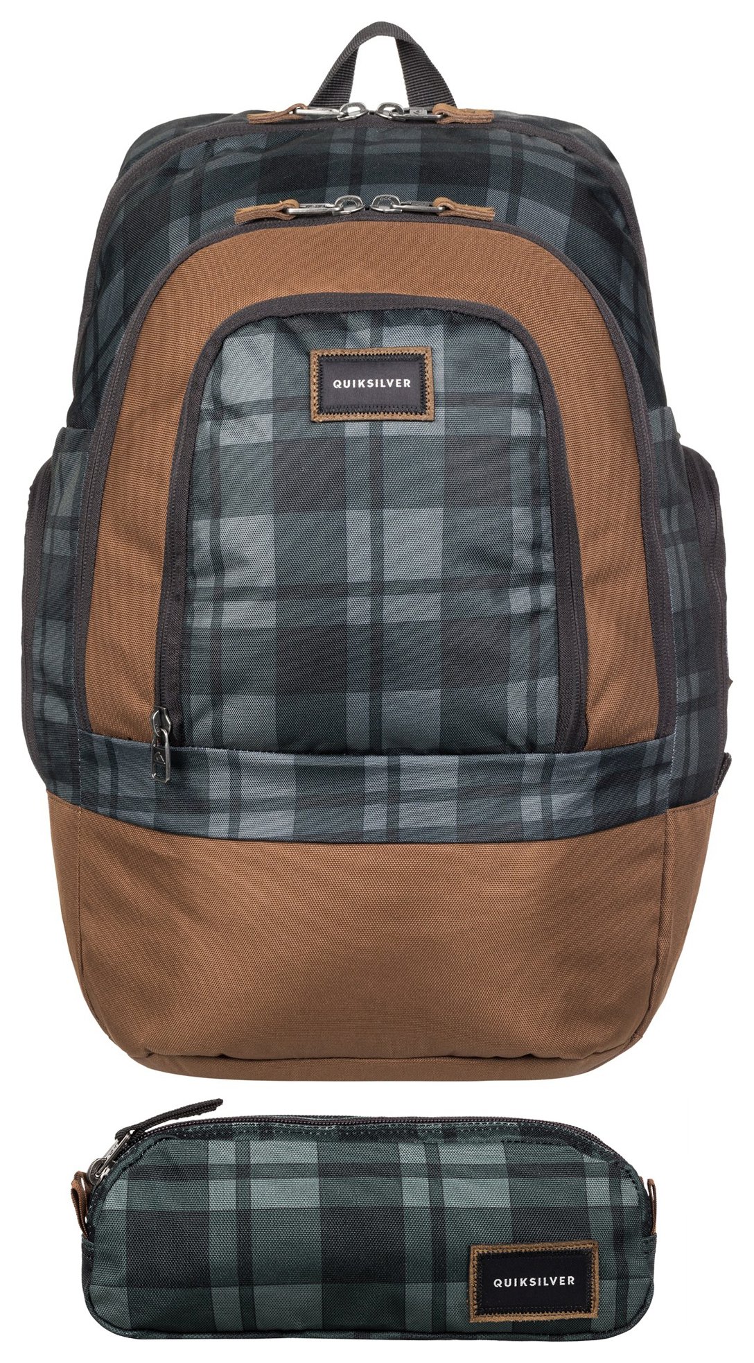 Quiksilver Check Backpack With Matching Pencil Case review