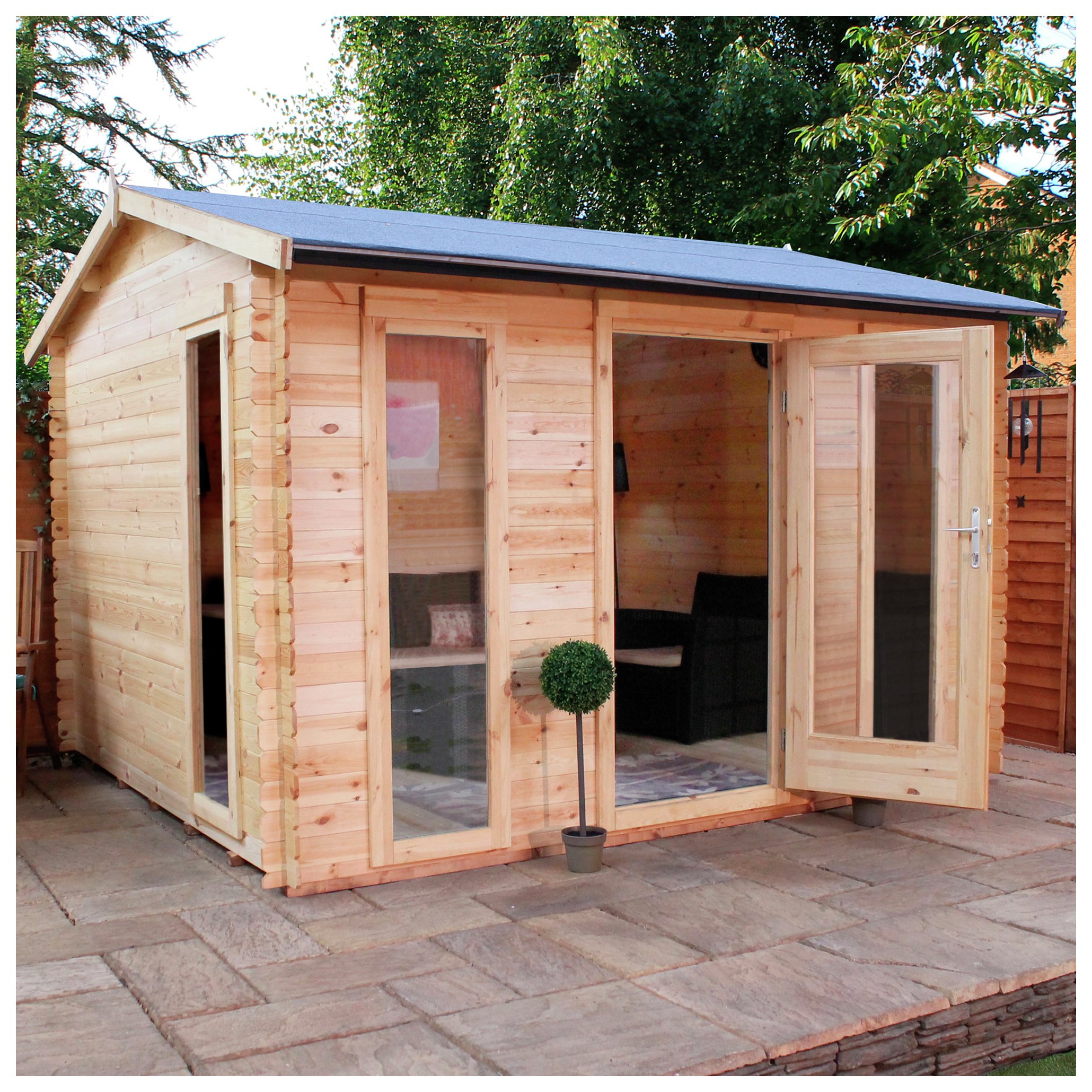 Mercia 3.5m x 3m Log Cabin. review