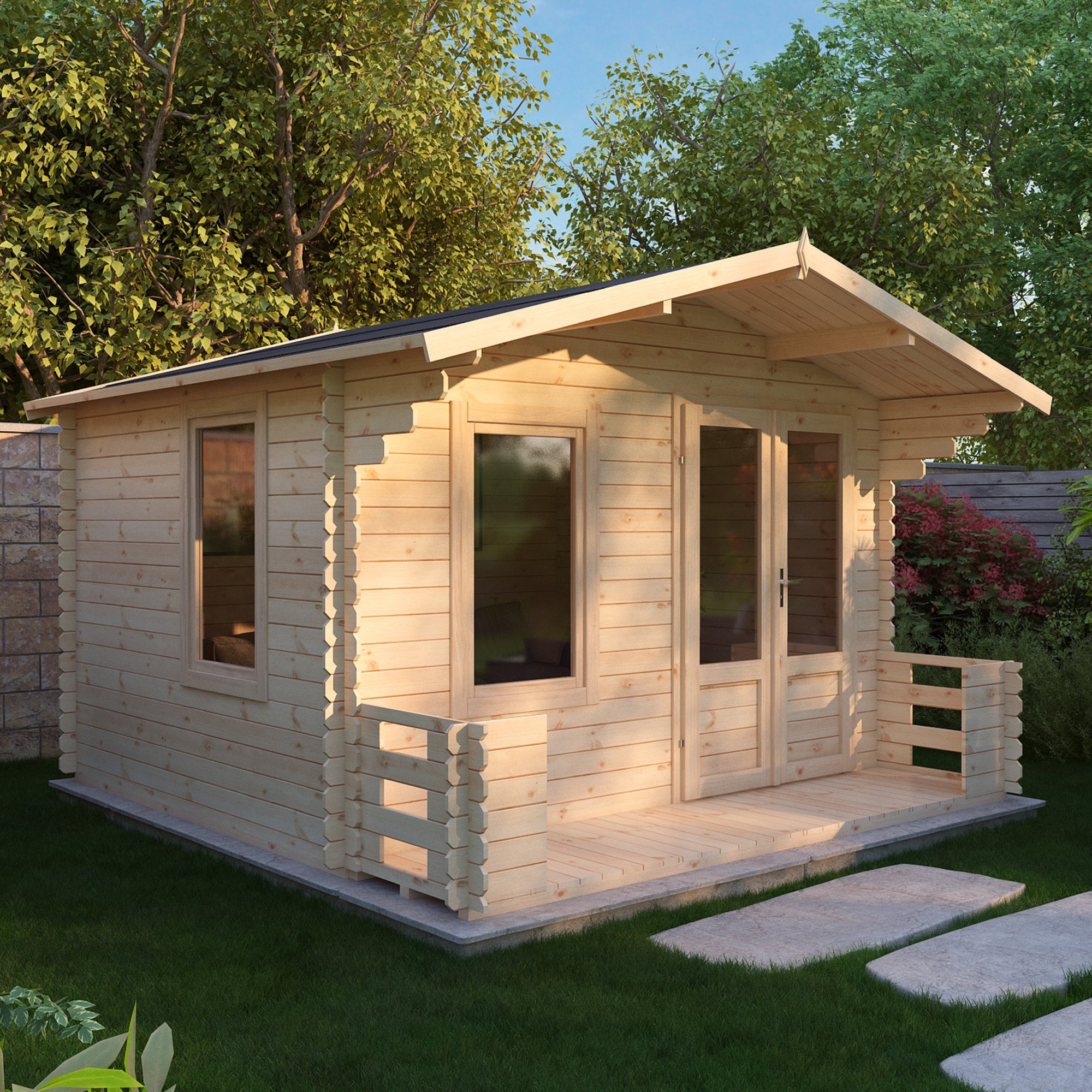 Mercia 3.3m x 3.4m Log Cabin. review