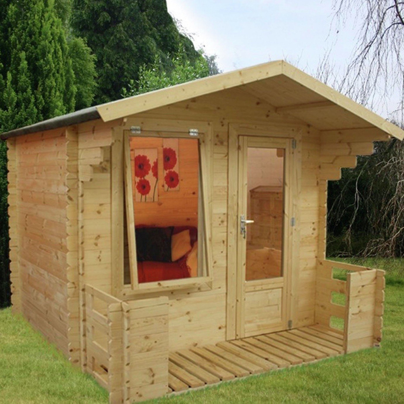 Mercia 2.7m x 2.5m Veranda Log Cabin. review