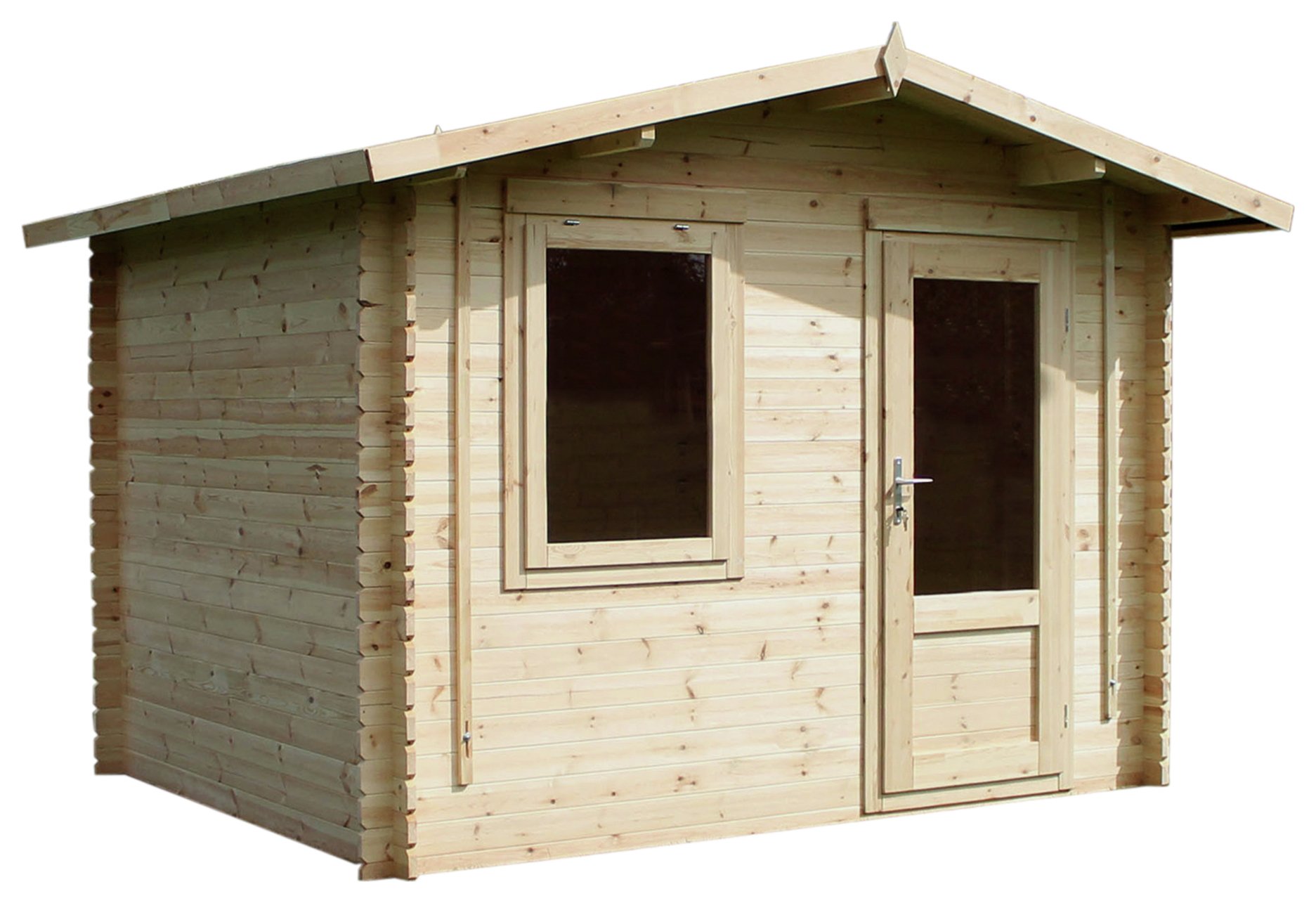 Mercia 3.2m x 2.8m Log Cabin. Review