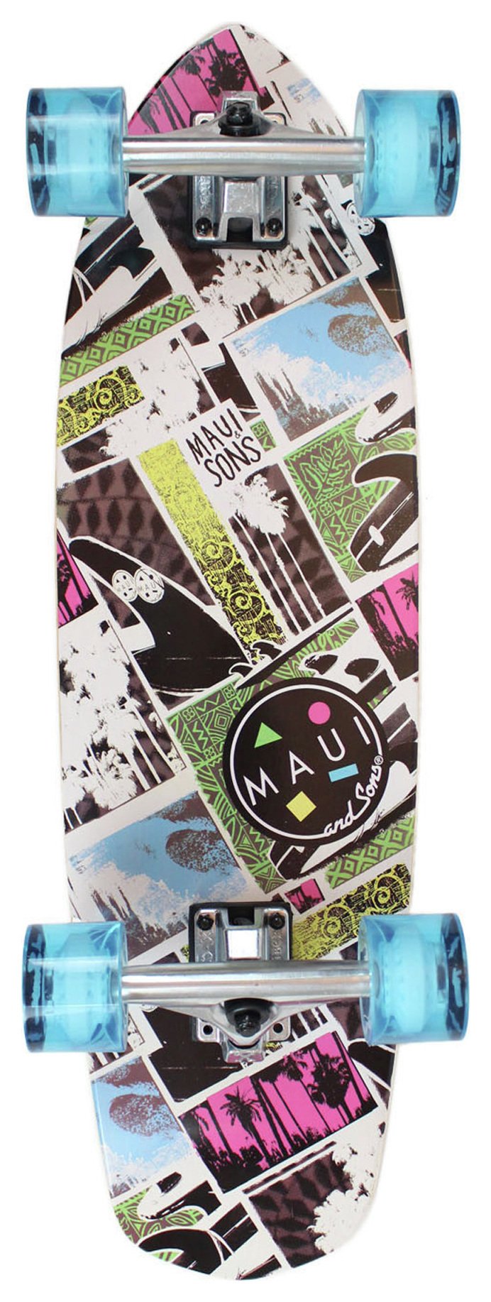 Review of Maui and Sons Primo Cruiser Skateboard.